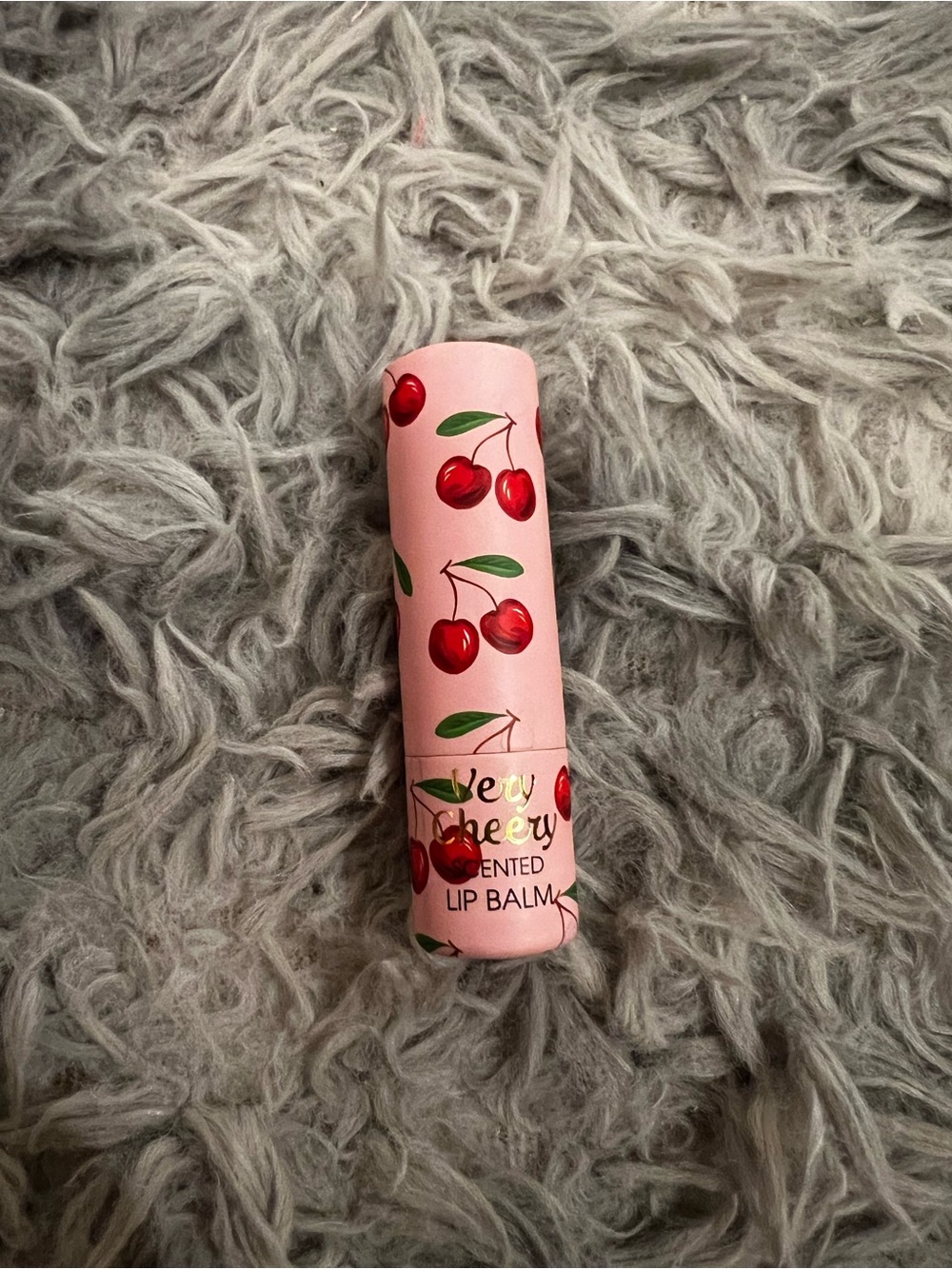 Cherry Scented Pink Lip Balm